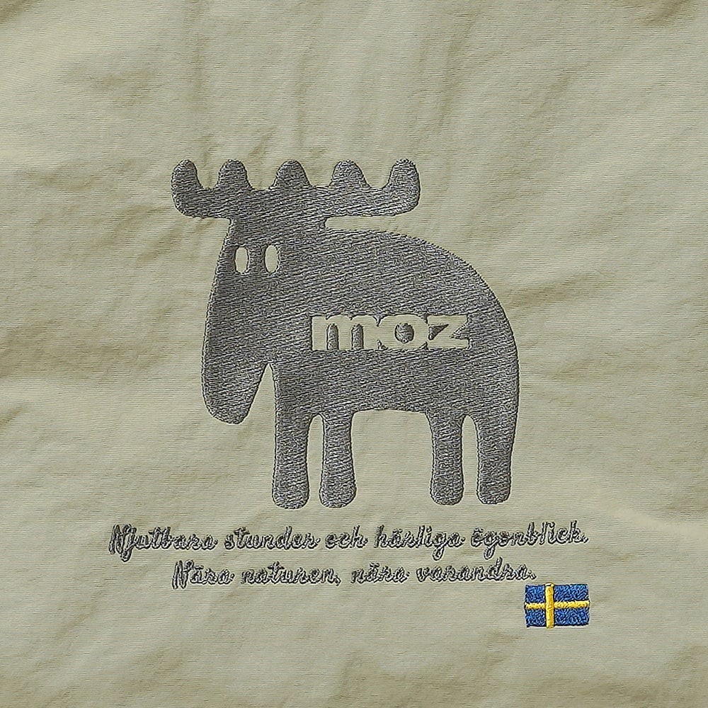moz トートバッグ ピスタチオ エルク刺繍