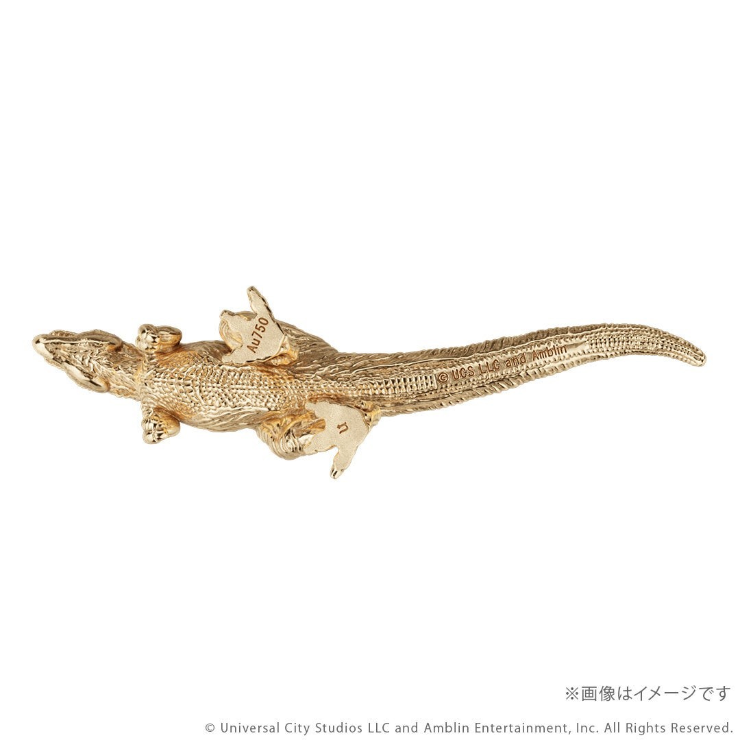 T.REX ミニフィギュア K18イエローゴールドの裏面