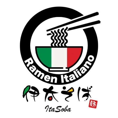 伊太そば豚骨イタリアンラーメン＆バルのロゴ