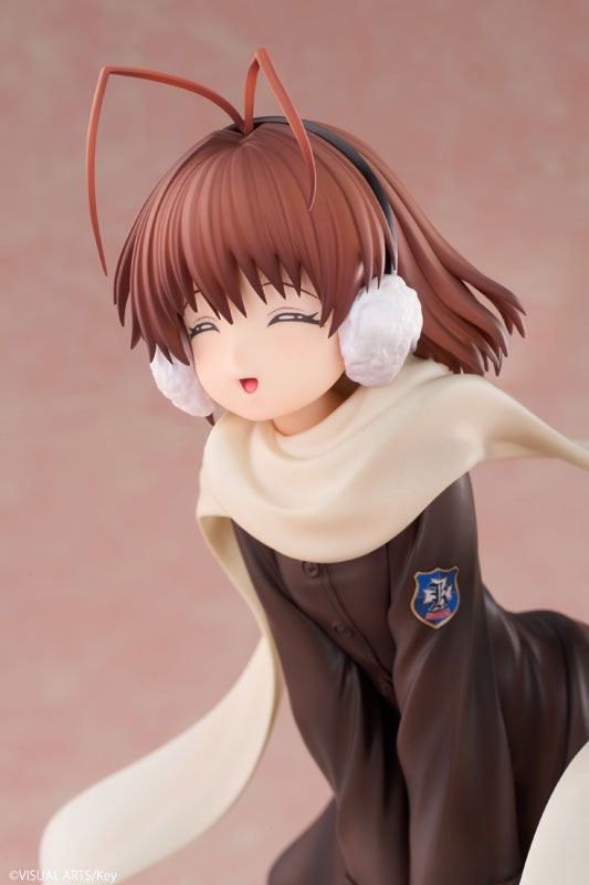 古河渚フィギュアの顔の接写