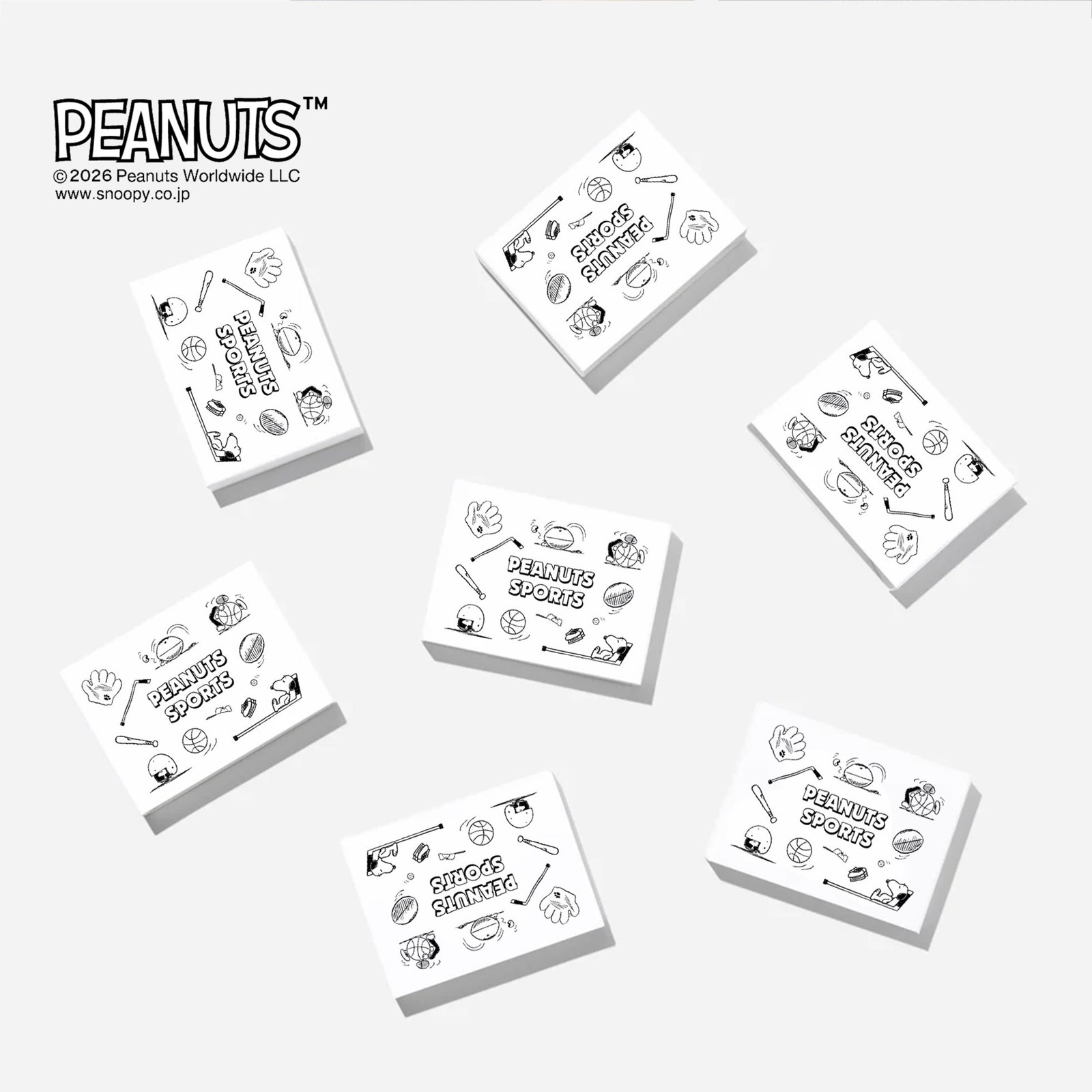 PEANUTS SPORTSの箔押し巻紙