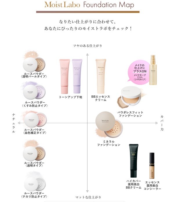 Moist Labo Foundation Map