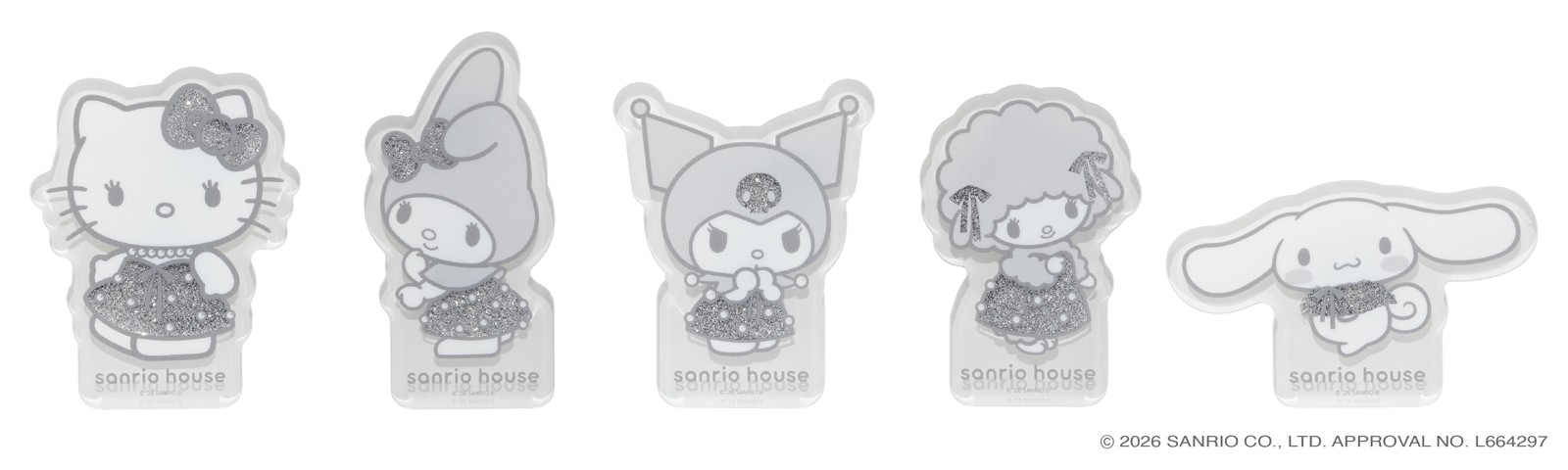 ホリデー限定デザイン アクリルステッカー
