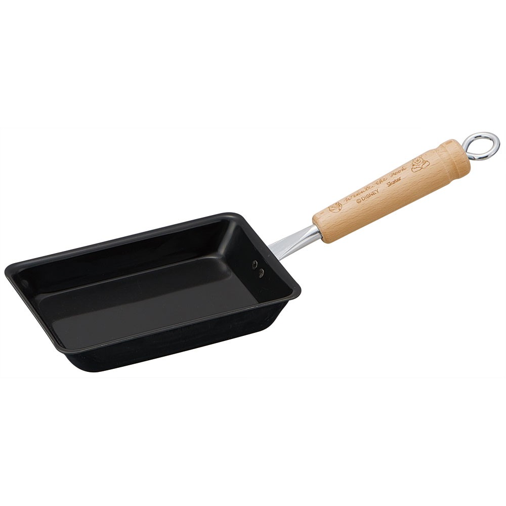 くまのプーさんの鉄製玉子焼器・フライパン 鉄製ミニ玉子焼器 10×16cm