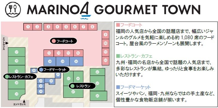 MARINOA GOURMET TOWN 配置図