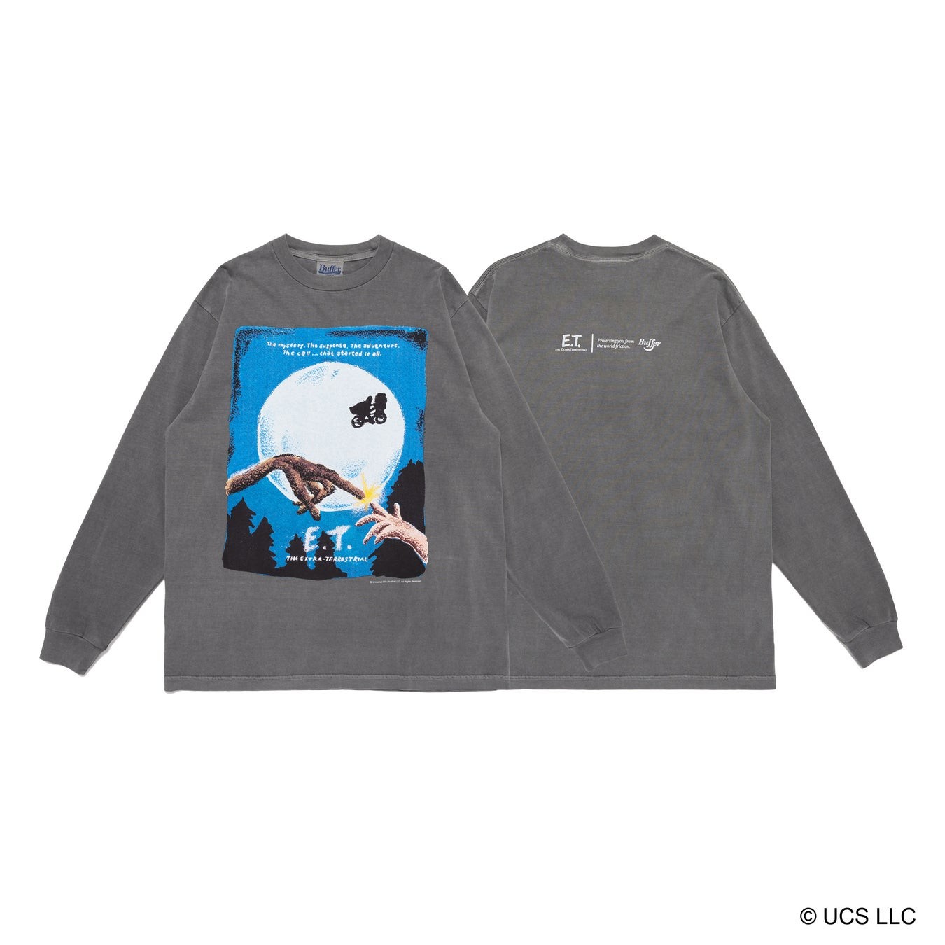 LS tee E.T. Fly Me To The Moon BLACK