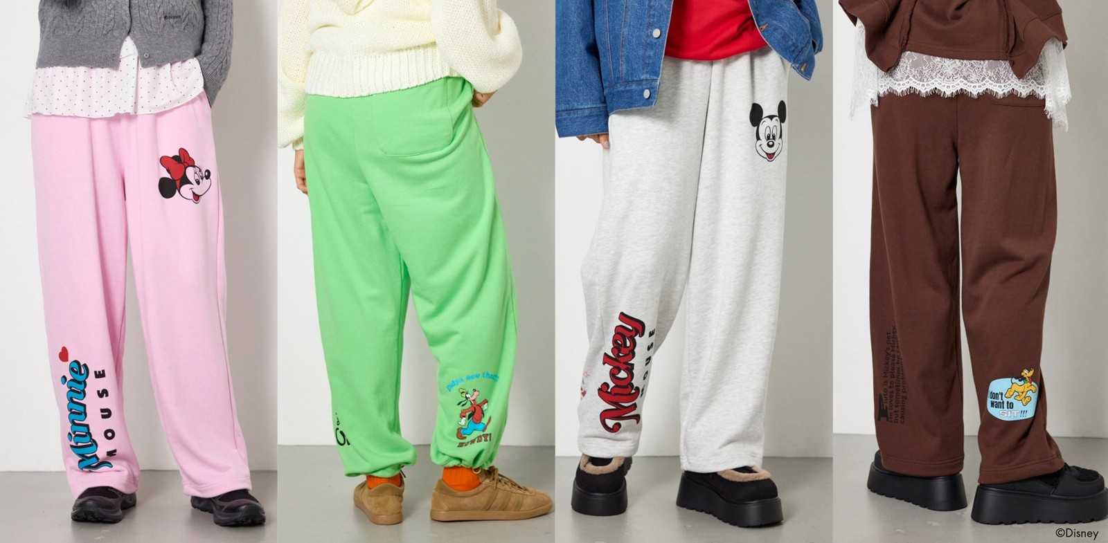 (M＆F)スウェットパンツ4種類