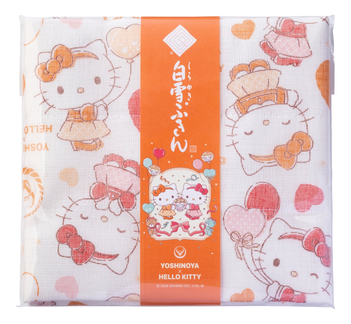 吉野家×ハローキティ 白雪ふきん