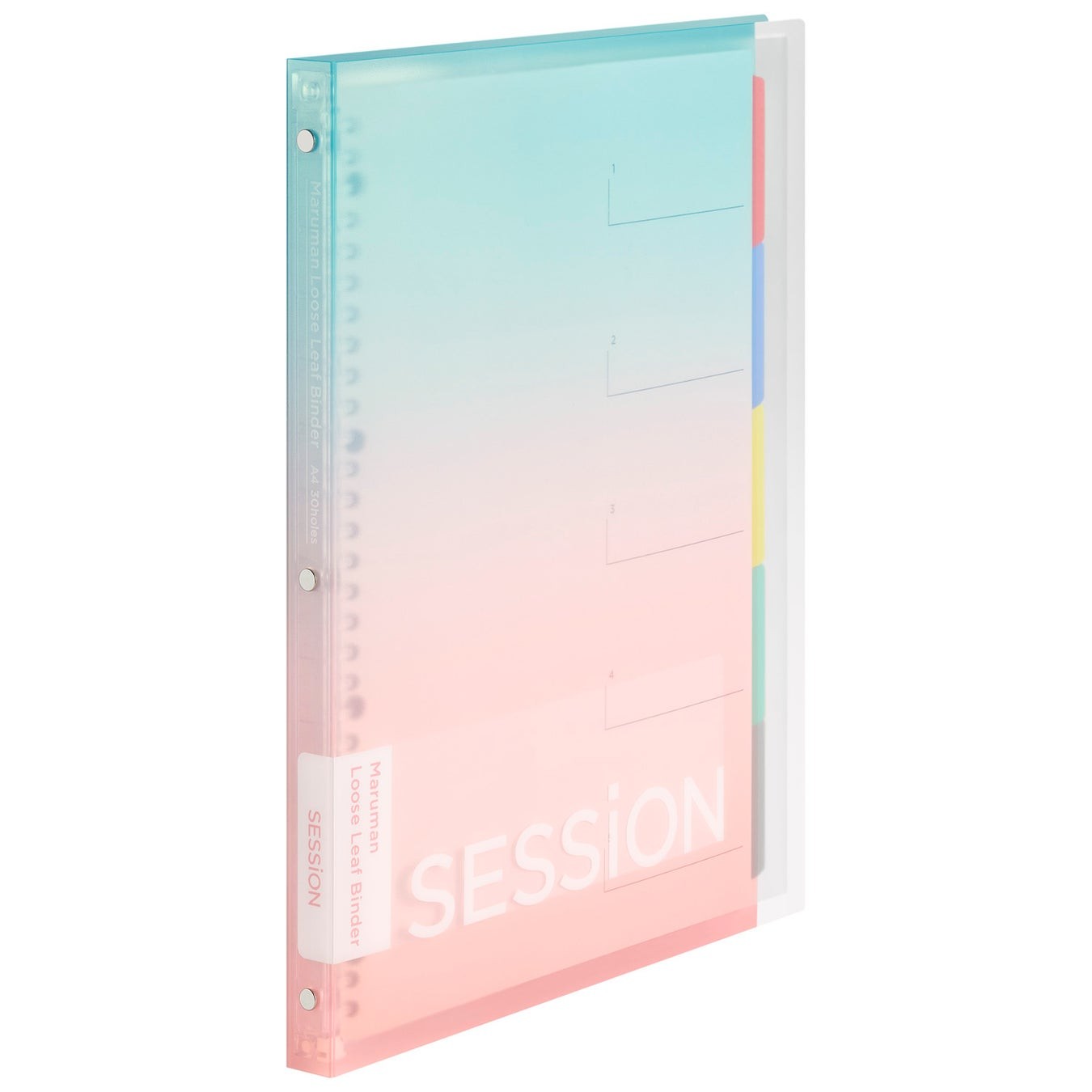 SESSION A4スリムバインダーの背
