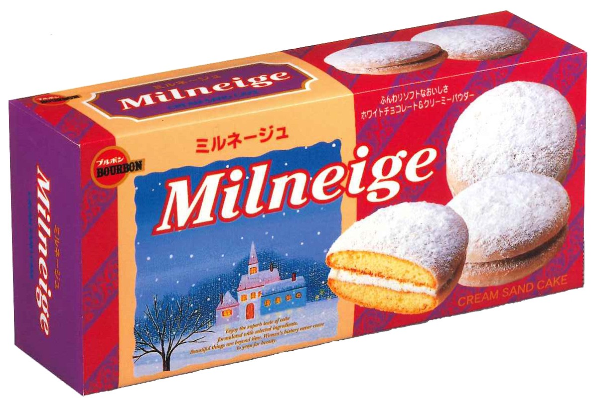 ミルネージュの箱形パッケージ