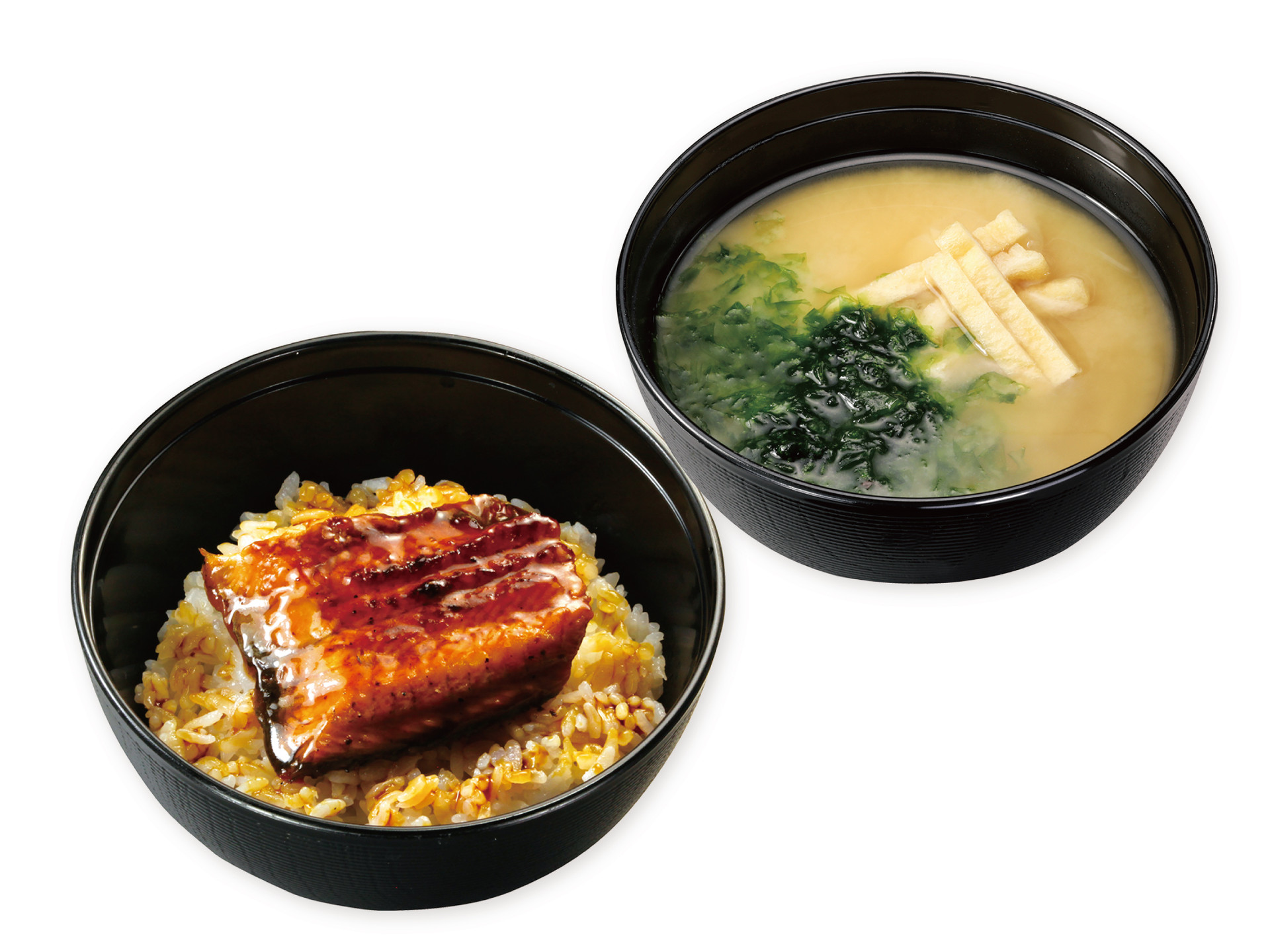 ランチ うな丼セット あおさ入り味噌汁付