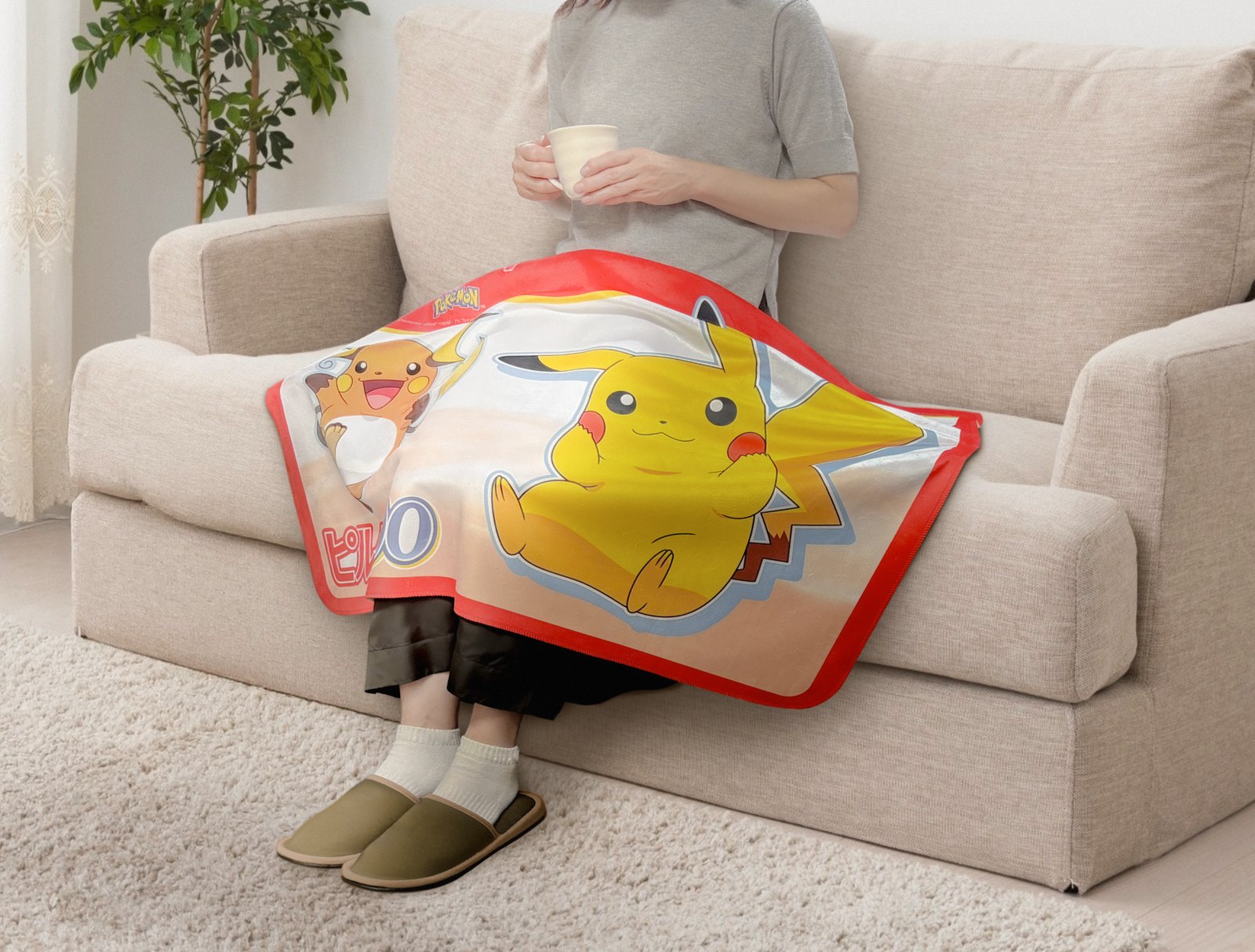 「ポケモンと始めよう! ピルクル習慣! プレゼントキャンペーン」特製デザインブランケット（イメージ）