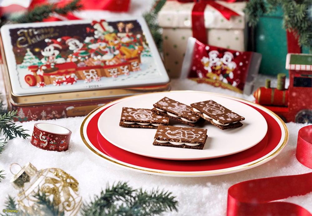 ミッキー&フレンズ<クリスマス>/ホワイトチョコレートサンド