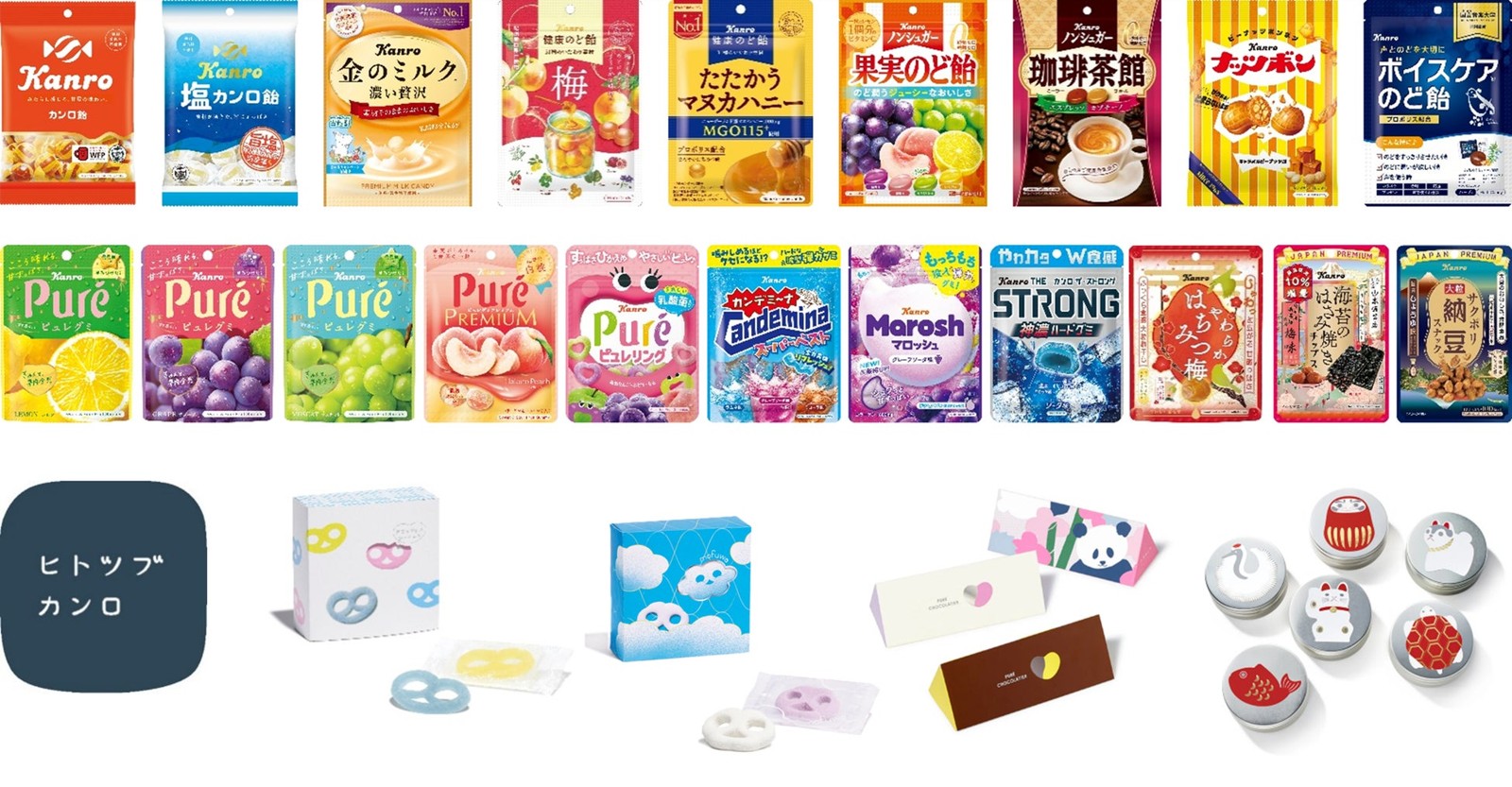カンロ展開ブランドの商品