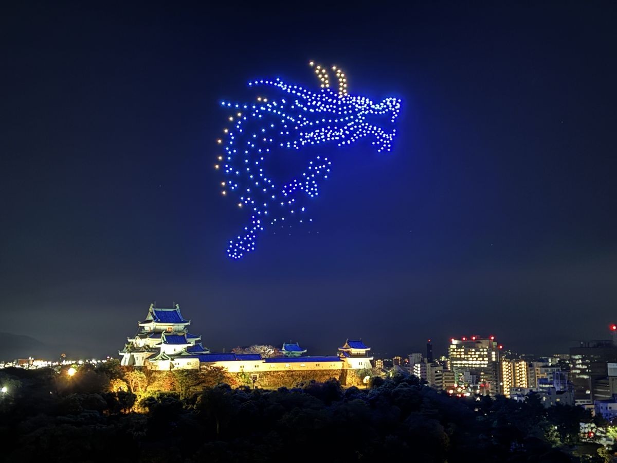 ドローンショー「WAKAYAMA LIGHTS 2026」